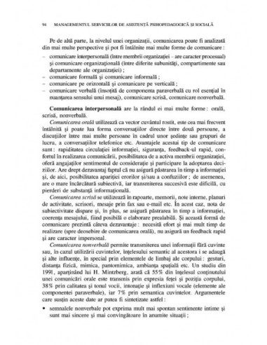 Managementul serviciilor de asistență...