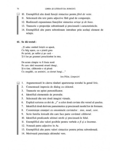 Limba și literatura romănâ. 100 de...