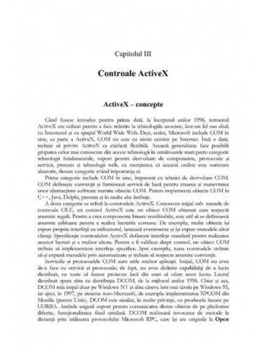 ActiveX. Concepte și aplicații