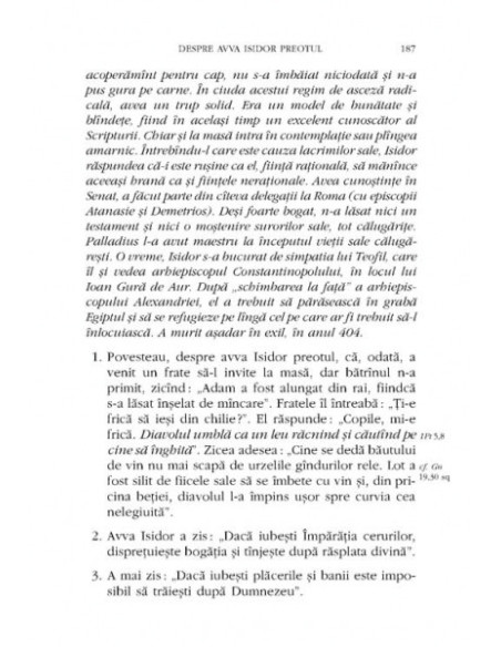 Patericul sau Apoftegmele Părinților din pustiu