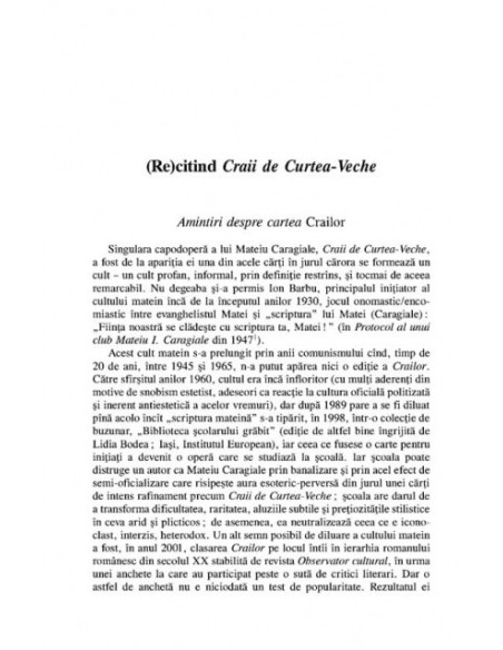 A citi, a reciti. Către o poetica a (re)lecturii