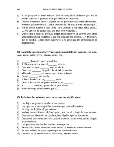 Limba spaniolă prin exerciții