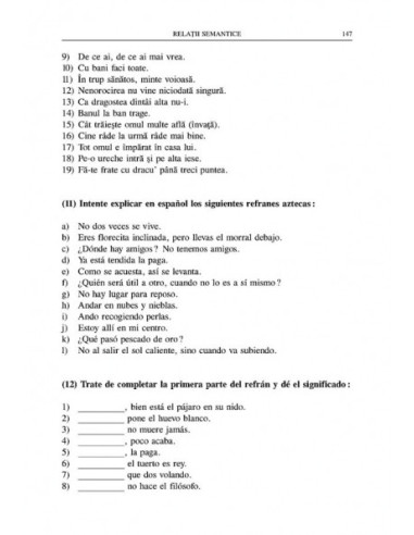 Limba spaniolă prin exerciții