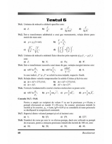 Fizica. Teste-grilă pentru bacalaureat