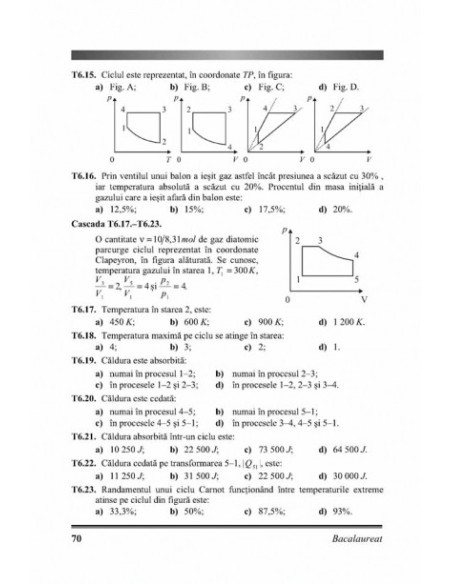Fizica. Teste-grilă pentru bacalaureat