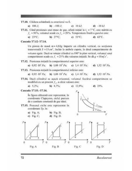Fizica. Teste-grilă pentru bacalaureat