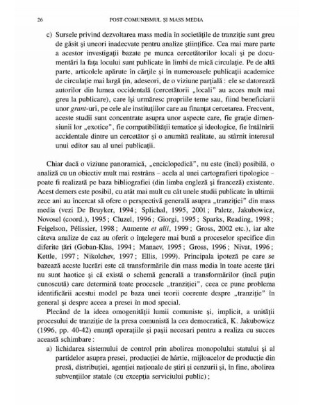 Mass media în România post-comunistă
