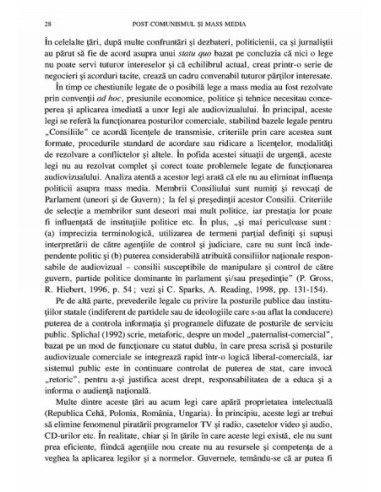 Mass media în România post-comunistă Mass media în România post-comunistă