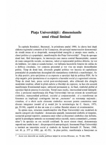 Mass media, mit și ritual. O...