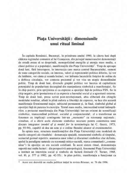 Mass media, mit și ritual. O perspectivă antropologică
