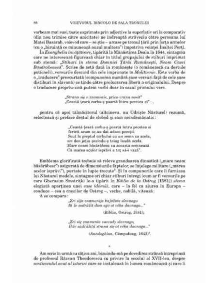 Voievodul dincolo de sala tronului