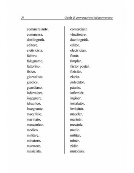 Ghid de conversație italian-român