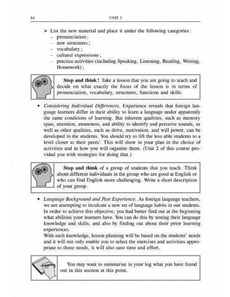In-Service Distance Training Course for Teachers of English