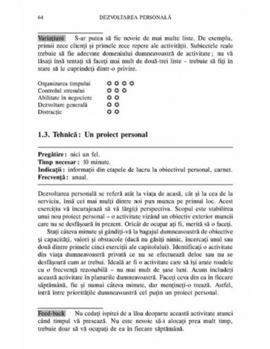 Dezvoltarea personală. Curs rapid