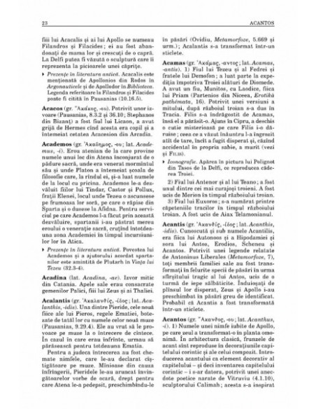 Dicţionar de mitologie greacă şi romană