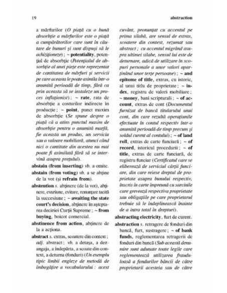 Dicționar englez-român de afaceri