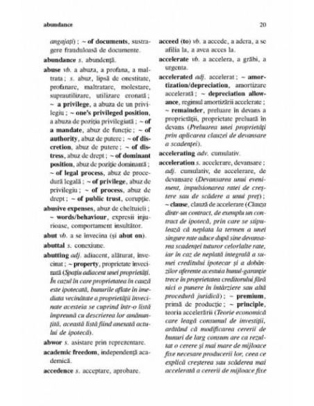 Dicționar englez-român de afaceri