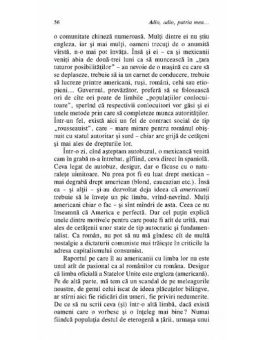 Adio, adio, patria mea cu î din i, cu... Adio, adio, patria mea cu î din i, cu...
