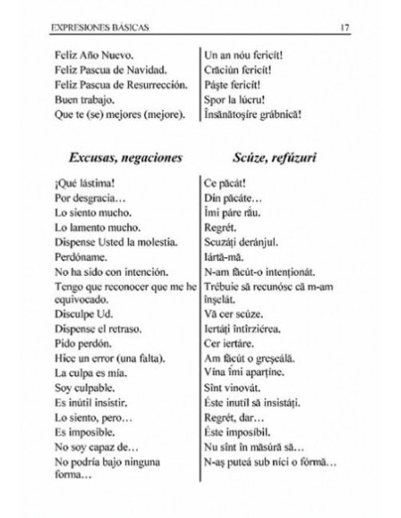 Ghid de conversație spaniol-român