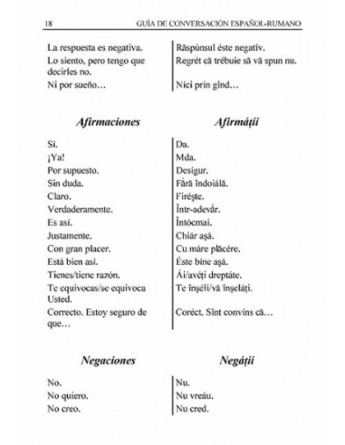 Ghid de conversație spaniol-român