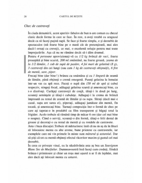 Caietul de reţete. Bucate şi vinuri asortate