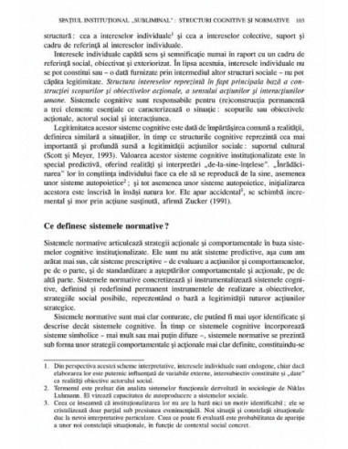 Imagini instituționale ale tranziției