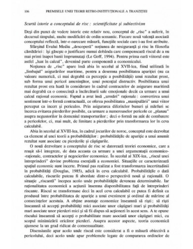 Imagini instituționale ale tranziției