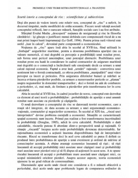 Imagini instituționale ale tranziției