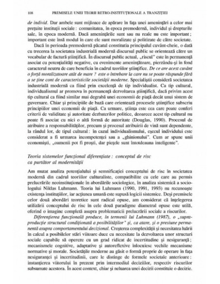 Imagini instituționale ale tranziției