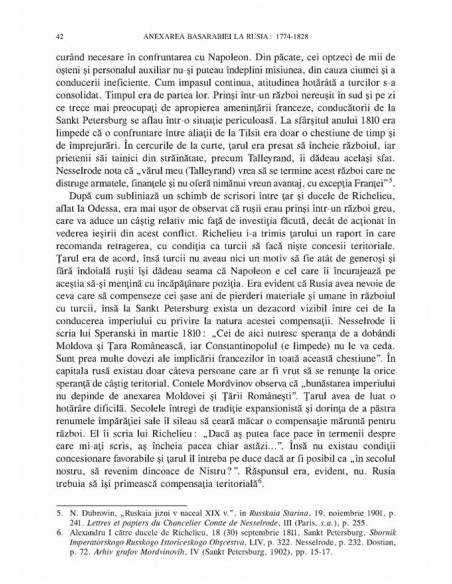 Anexarea Basarabiei la Rusia: 1774-1828. Studiu asupra expansiunii imperiale