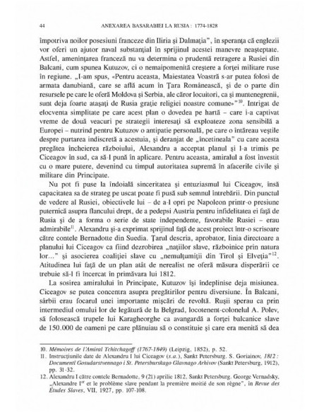 Anexarea Basarabiei la Rusia: 1774-1828. Studiu asupra expansiunii imperiale