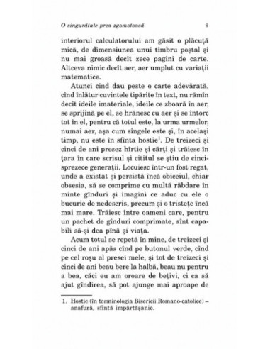 O singurătate prea zgomotoasă