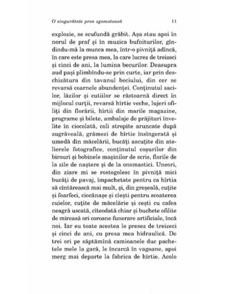 O singurătate prea zgomotoasă