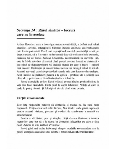 Creativitatea. Curs rapid