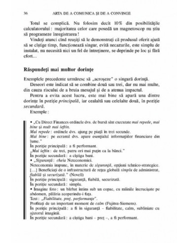 Arta de a comunica şi de a convinge