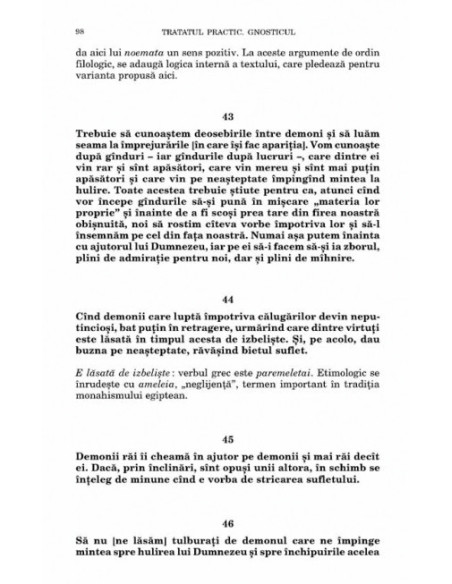Tratatul practic. Gnosticul