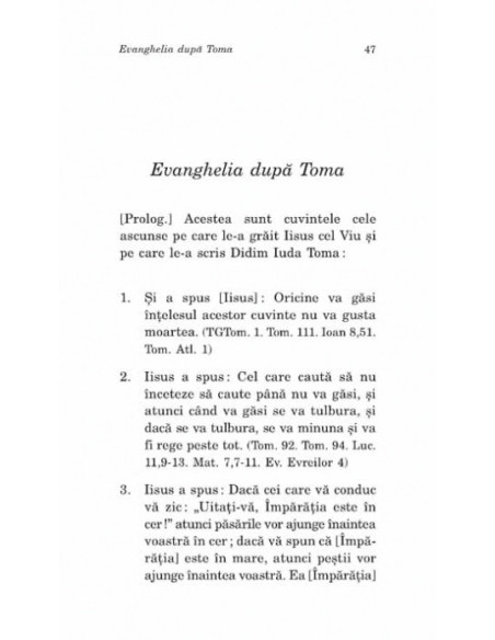 Evanghelia după Toma