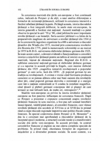 Țăranii în istoria Europei