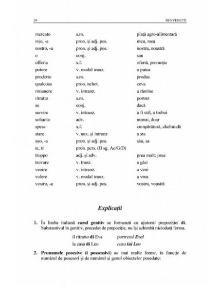 Benvenuti! Manual de conversație în limba italiană