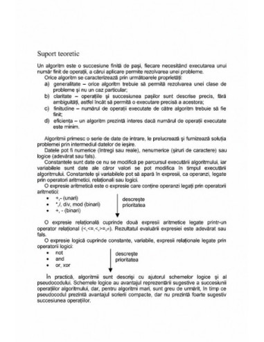 Informatică. Teste grilă C/C++