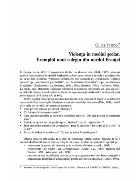 Violența. Aspecte psihosociale