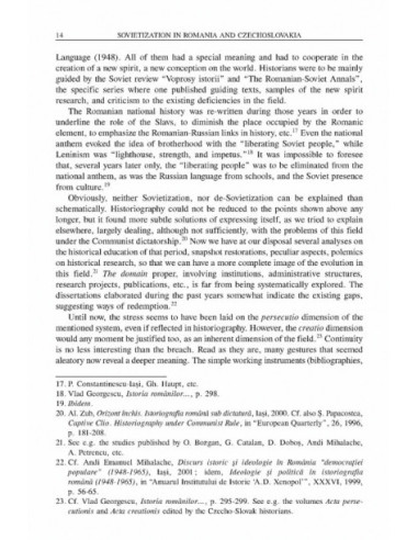 Sovietization in Romania and... Sovietization in Romania and...