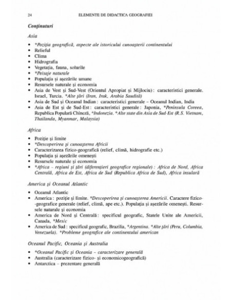 Elemente de didactica geografiei
