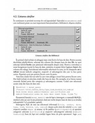 Aplicații Web la cheie. Studii de caz...