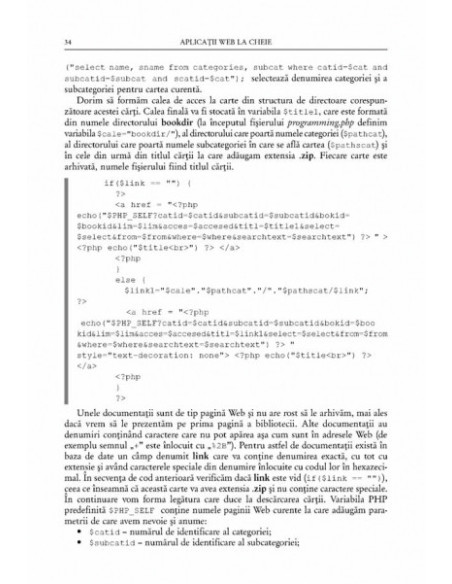 Aplicații Web la cheie. Studii de caz implementate în PHP