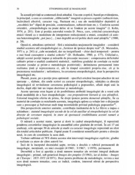 Etnopsihologie și imagologie. Sinteze și cercetari