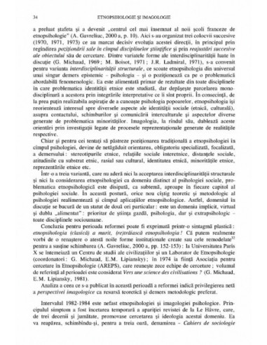 Etnopsihologie și imagologie. Sinteze...