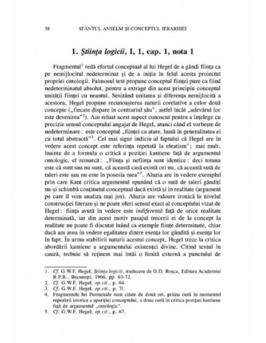 Sfîntul Anselm și conceptul ierarhiei