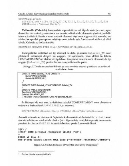 Oracle 9i2. Ghidul dezvoltării  aplicațiilor profesionale