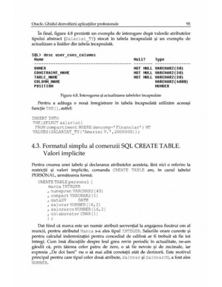 Oracle 9i2. Ghidul dezvoltării  aplicațiilor profesionale